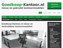 Tablet Screenshot of goedkoop-kantoor.nl